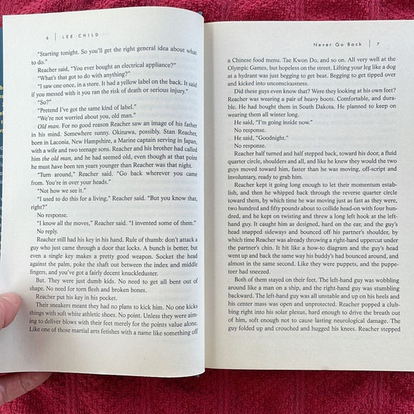 🦋2/$10 Never Go Back #18 in the Jack Reacher Series - Picture 4 of 12